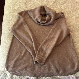Comfy mushroom colored sweater.  Size L